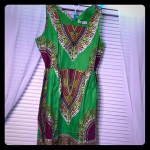 Tribal patterned dress